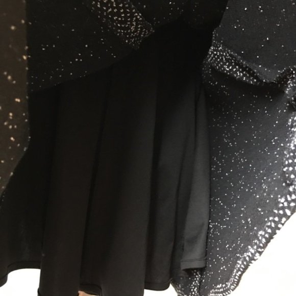 TIBI Birdeye Knit Dress Fit & Flare Black/White 2 - Picture 6 of 11